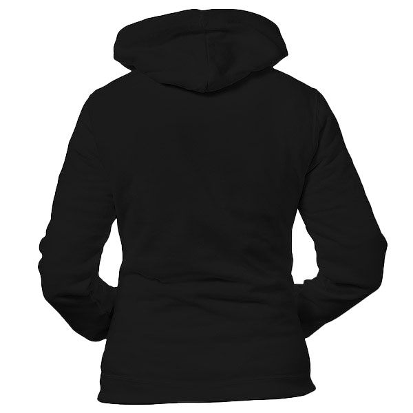 Sudadera Capucha Contrastada Mujer Trasero